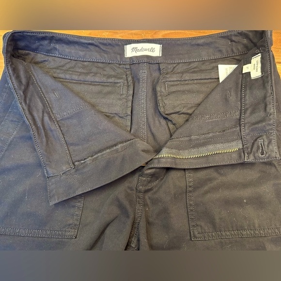 NEW Madewell Low-Slung Baggy Utility Pants in Almost Black, 4-Pockets, Size 27 - Picture 14 of 16